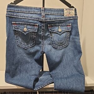True Religion Blue Boot Cut Jeans